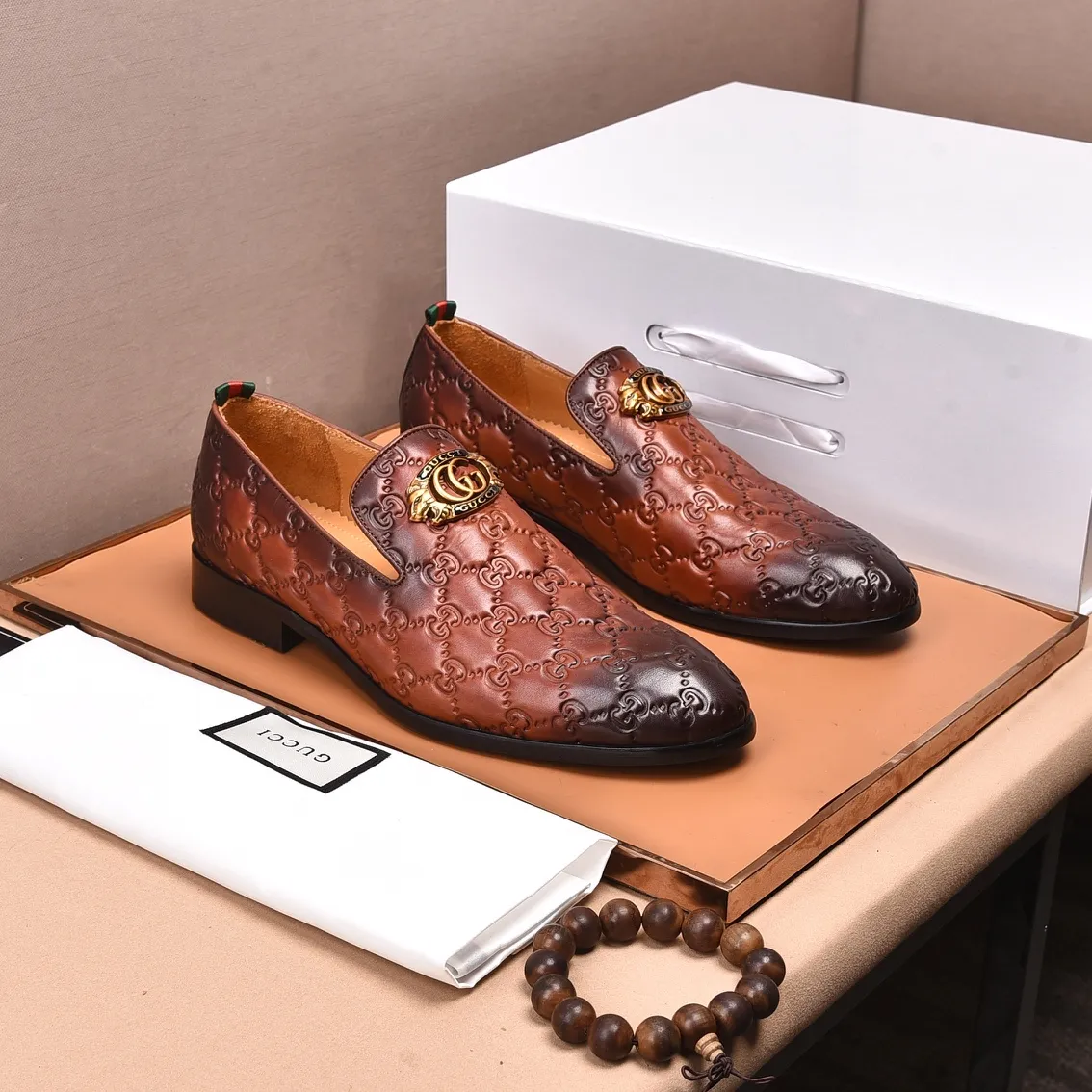 Men's shoes💰540📛📛Original (water-dyed cowhide) Gucci GUCCI official website formal shoes🌀 Italian🇮🇹imported cowhide➕top imported water-dyed cowhide lining💋Finely handmade original bottom, the real thing looks better when photographed in person Standard size 38-44